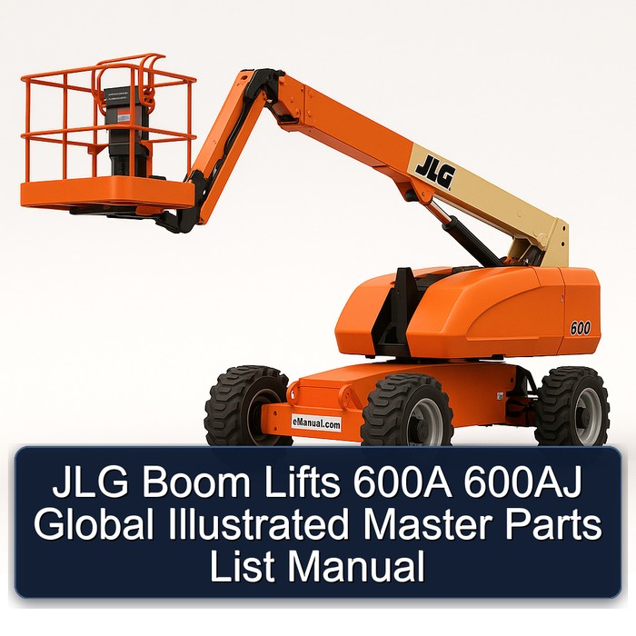 Jlg Boom Lifts 600A 600AJ Global Parts Catalog PDF Download