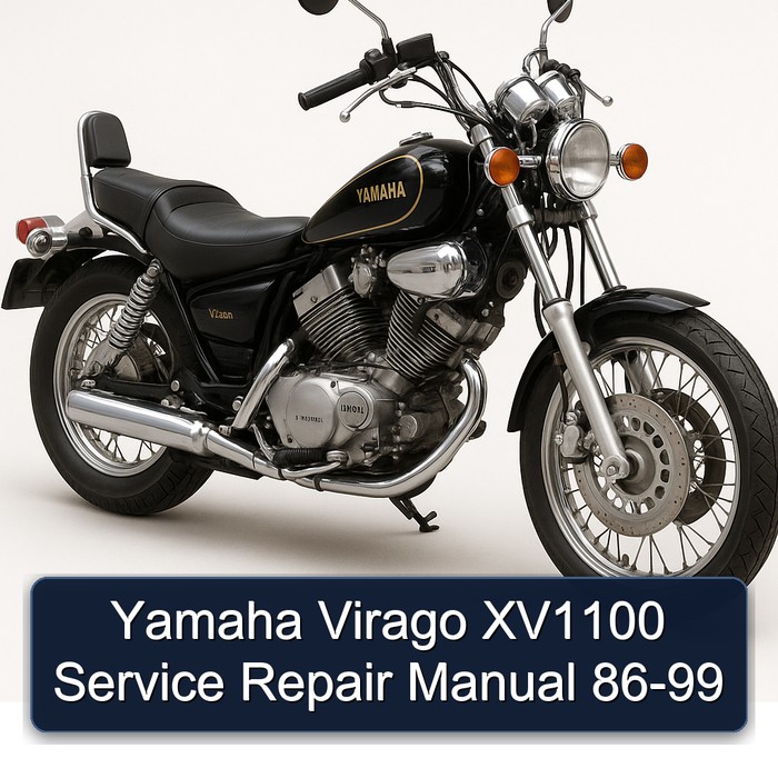 Yamaha Virago XV1100 Manual de servicio y reparación 86-99