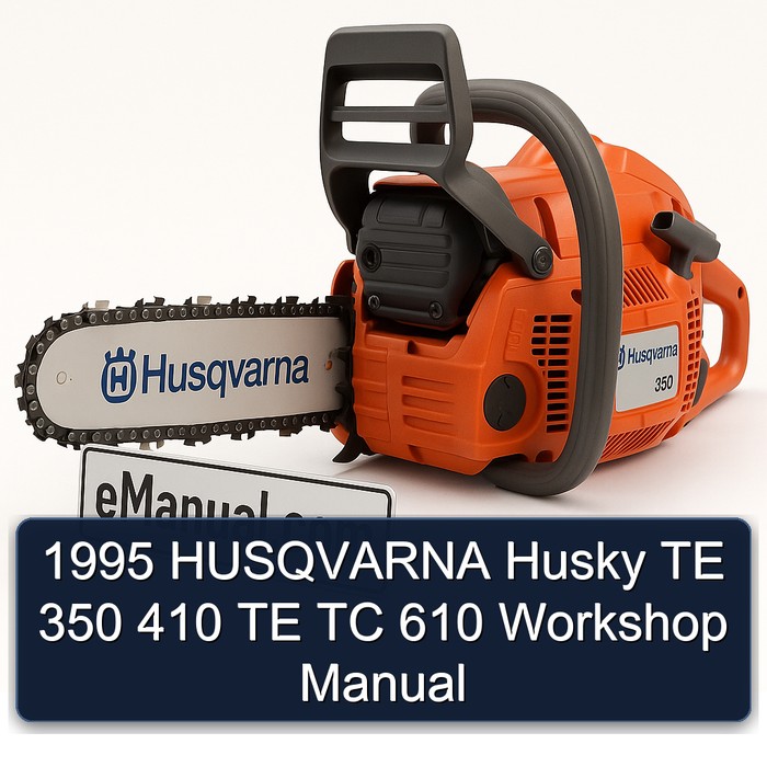 1995 HUSQVARNA Husky TE 350 410 TE TC 610 Workshop Manual