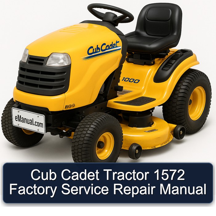 Cub Cadet Tractor 1572 Factory Service Repair Manual