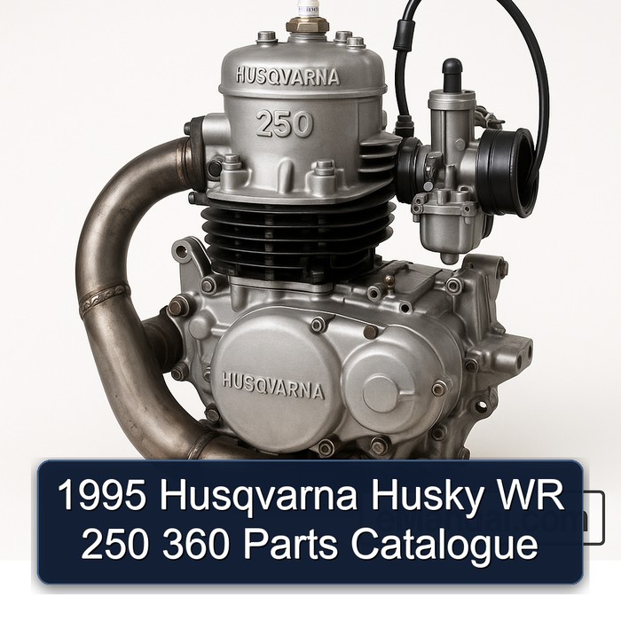 1995 Husqvarna Husky WR 250 360 Parts Catalogue