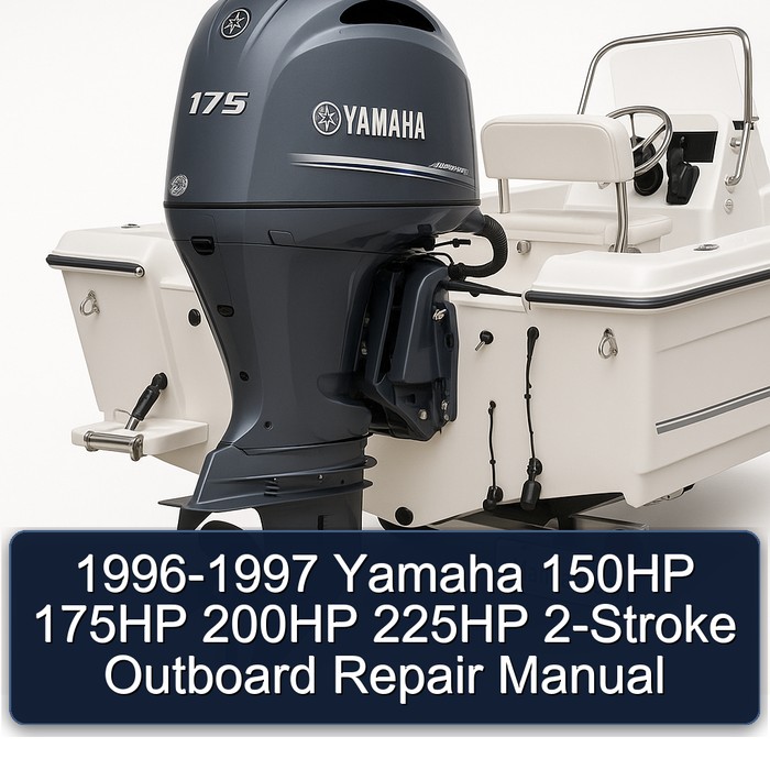 1996-1997 Yamaha 150HP 175HP 200HP 225HP 2-Stroke Outboard Repair Manual