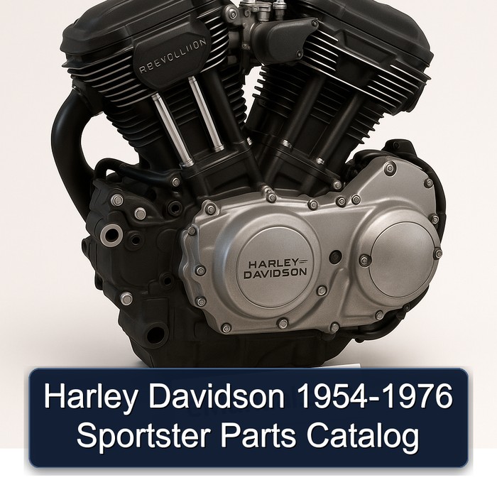 Harley Davidson 1954-1976 Sportster Parts Catalog