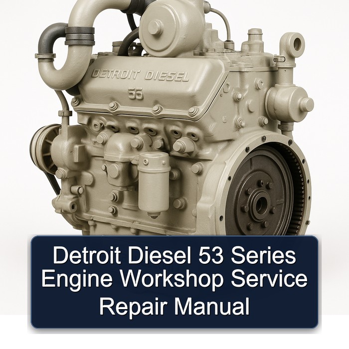 Detroit Diesel 53 Series Engine Workshop Service Repair Manual 