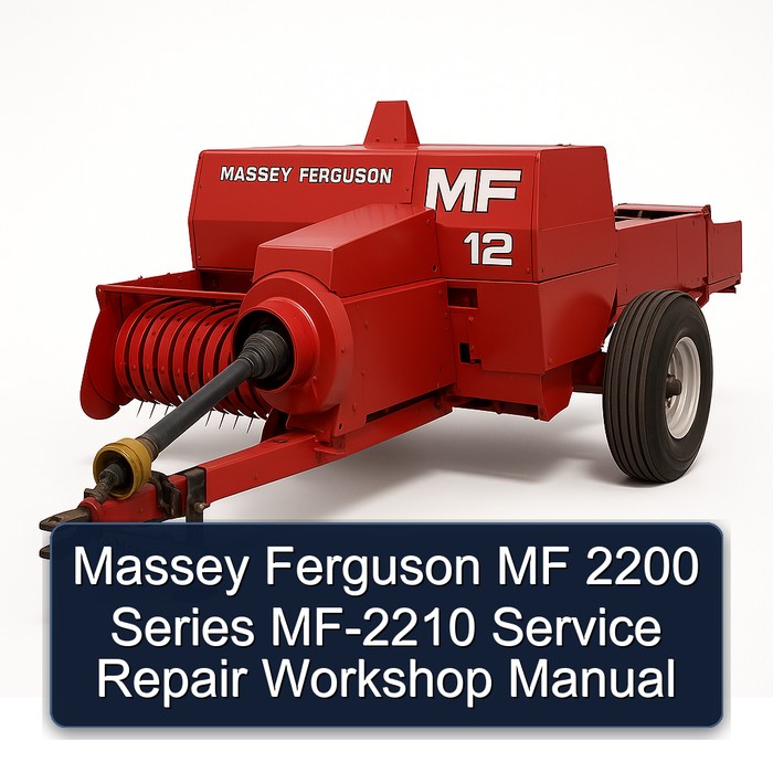 Massey Ferguson MF 2200 Series MF-2210 Service Repair Workshop Manual