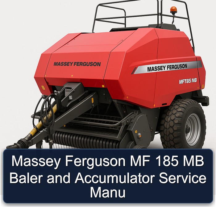 Massey Ferguson MF 185 MB Baler and Accumulator Service Manu