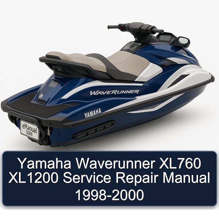 Yamaha Waverunner XL760 XL1200 Service Repair Manual 1998-2000
