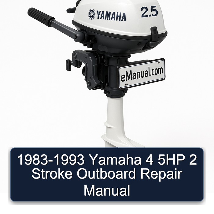 1983-1993 Yamaha 4 5HP 2 Stroke Outboard Repair Manual