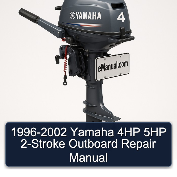 1996-2002 Yamaha 4HP 5HP 2-Stroke Outboard Repair Manual