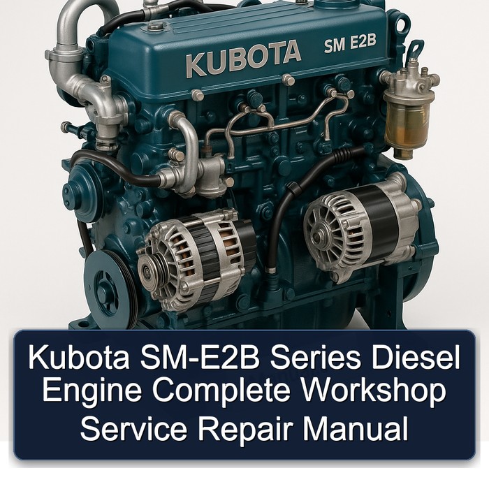 Manual de Servicio y Reparación Completo del Motor Diesel Kubota SM-E2B