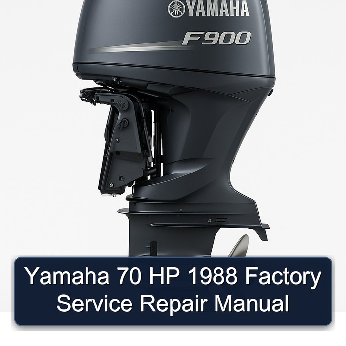 Yamaha 70 HP 1988 Factory Service Repair Manual