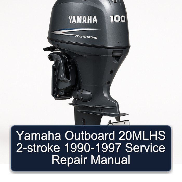 Yamaha Outboard 20MLHS 2-stroke 1990-1997 Service Repair Manual