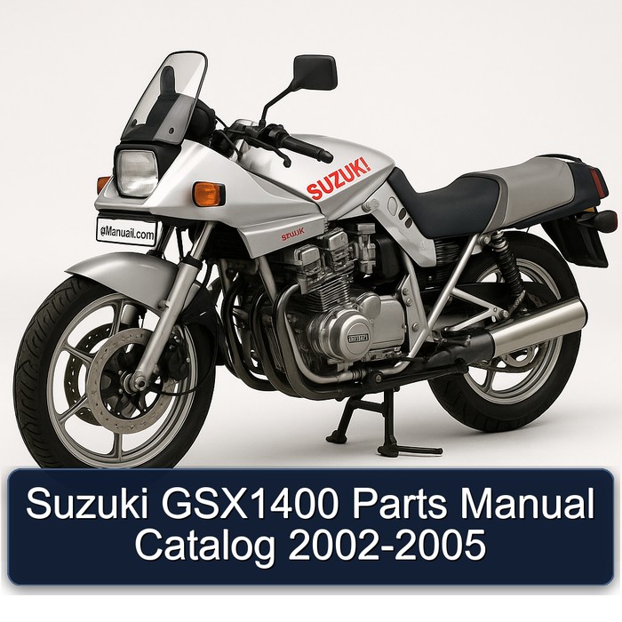 Suzuki GSX1400 Parts Manual Catalog 2002-2005