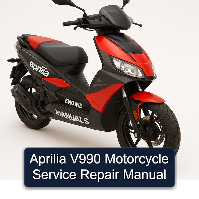 Aprilia V990 Motorcycle Manual de servicio y reparación