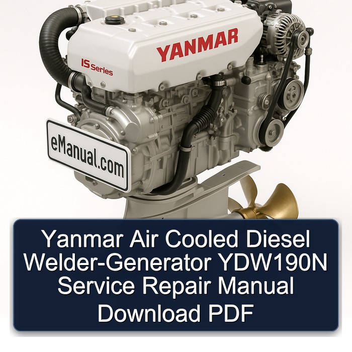 Yanmar Air Cooled Diesel Welder-Generator YDW190N Service Repair Manual Download PDF