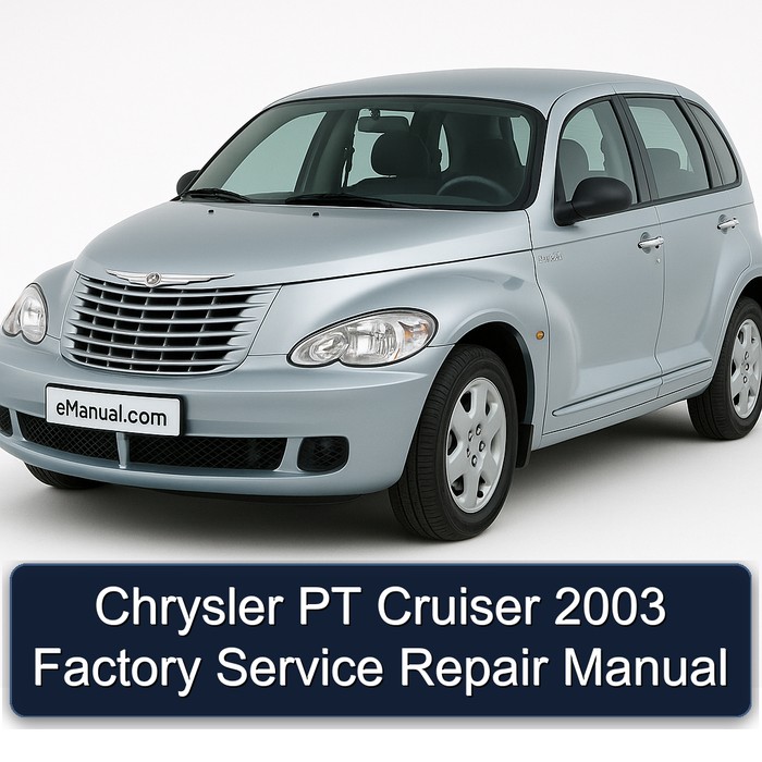 Chrysler PT Cruiser 2003 Factory Manual de servicio y reparación