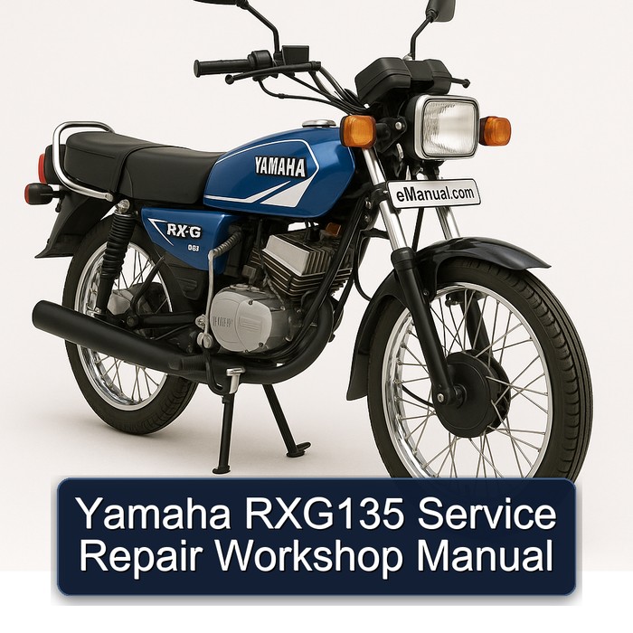 Yamaha RXG135 Service Repair Workshop Manual