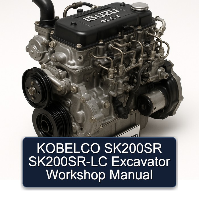 KOBELCO SK200SR / SK200SR-LC Bagger Werkstatt Handbuch
