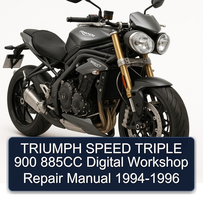 TRIUMPH SPEED TRIPLE 900 885CC Digital Workshop Repair Manual 1994-1996