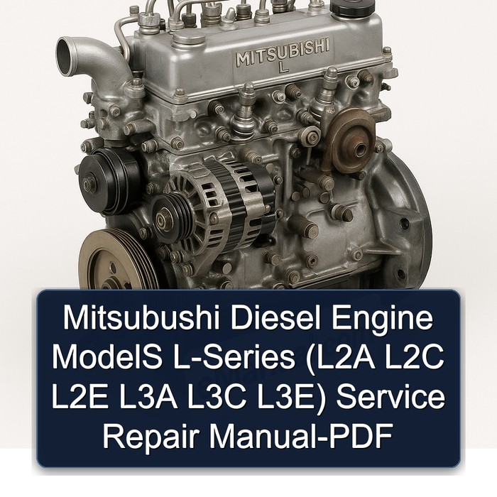 Mitsubushi Diesel Engine ModelS L-Series (L2A L2C L2E L3A L3C L3E) Manual de servicio y reparación-PDF