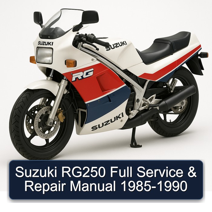 Suzuki RG250 Full Service & Repair Manual 1985-1990