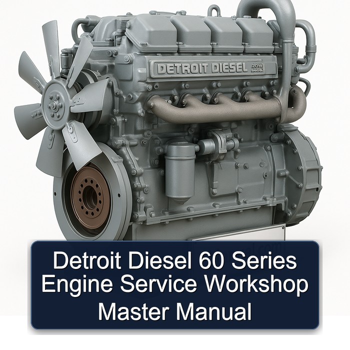 Detroit Diesel 60 Series Engine Service Workshop Master Manual 