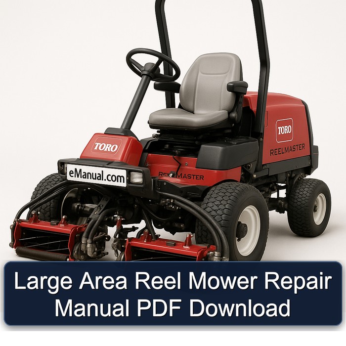 Large Area Reel Mower Repair Manual PDF Download