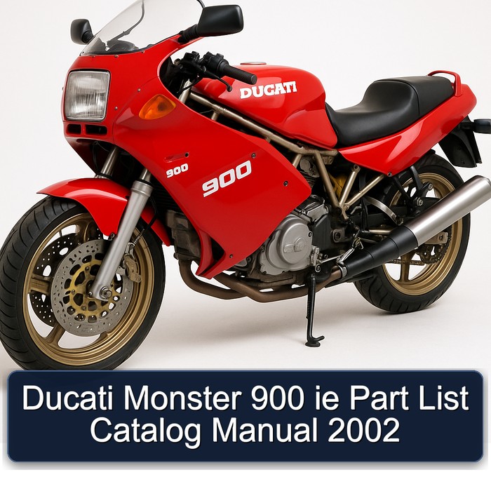 Ducati Monster 900 ie Part List Catalog Manual 2002