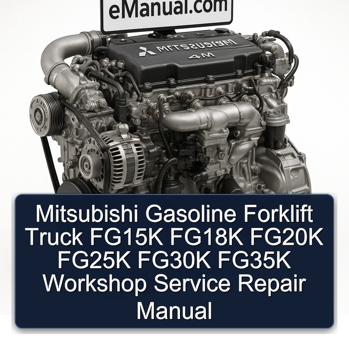 Manual de Servicio y Reparación para Montacargas de Gasolina Mitsubishi FG15K FG18K FG20K FG25K FG30K FG35K