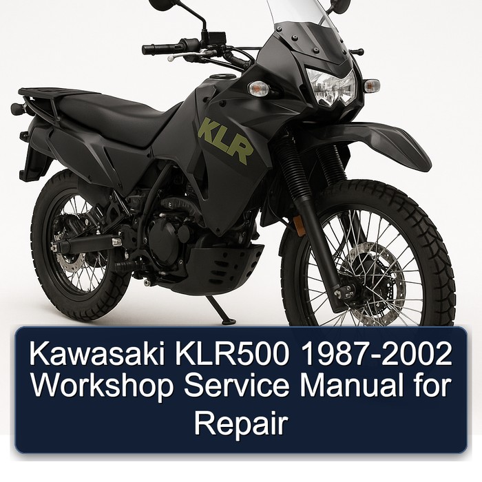 Kawasaki KLR500 1987-2002 Workshop Service Manual for Repair