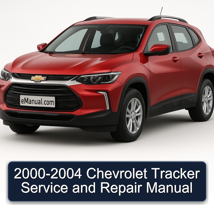 2000-2004 Chevrolet Tracker Manual de servicio y reparación