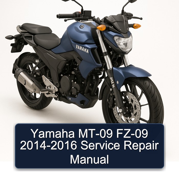 Yamaha MT-09 FZ-09 2014-2016 Manual de servicio y reparación