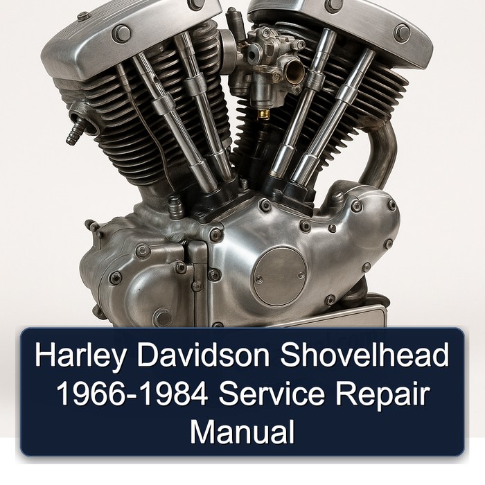 Harley Davidson Shovelhead 1966-1984 Manual de servicio y reparación