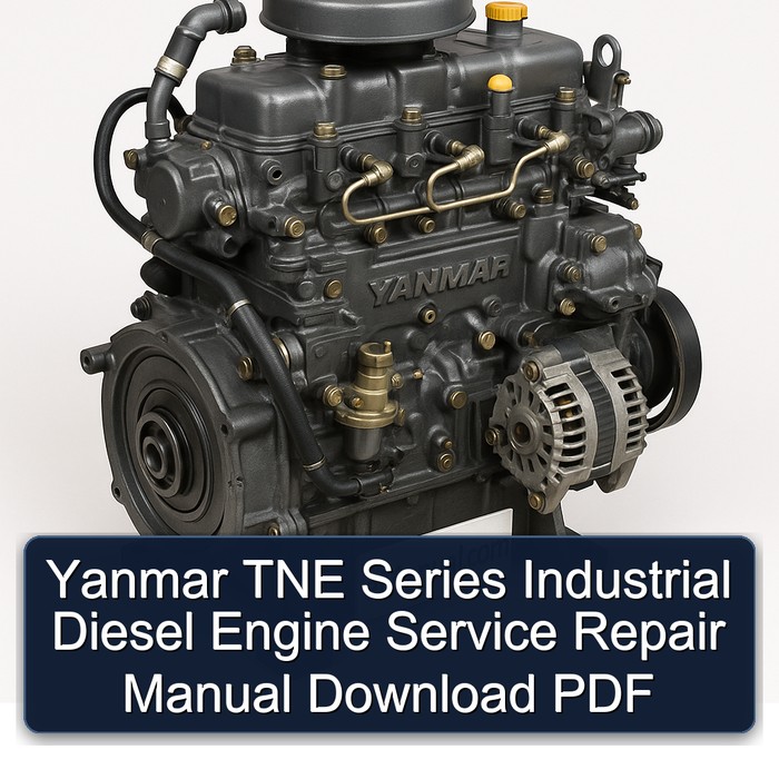 Yanmar TNE Series Industrial Diesel Engine Service Repair Manual Download PDF