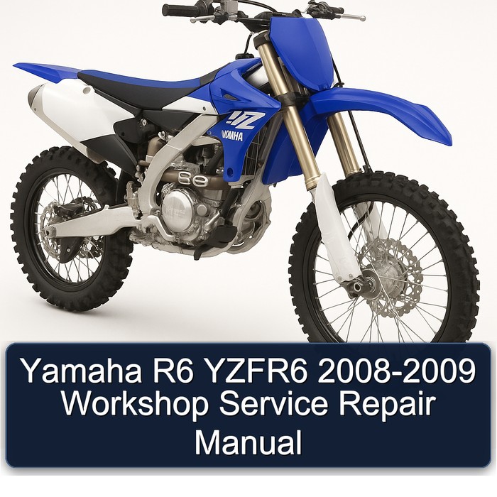 Yamaha R6 YZFR6 2008-2009 Workshop Service Repair Manual
