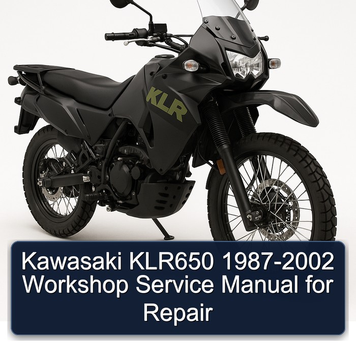 Kawasaki KLR650 1987-2002 Workshop Service Manual for Repair