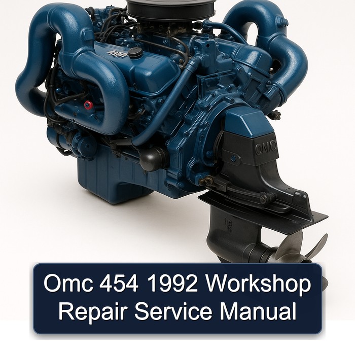 Omc 454 1992 Workshop Repair Service Manual