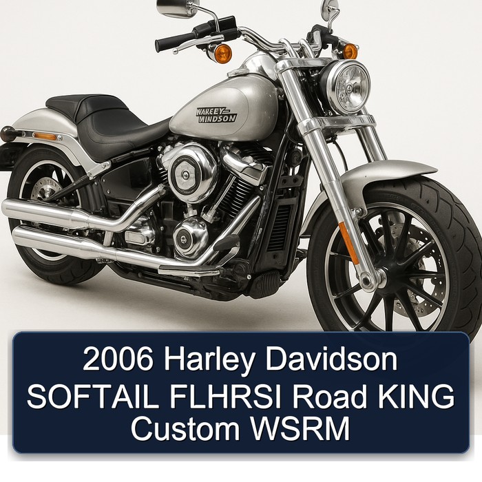 2006 Harley Davidson SOFTAIL FLHRSI Road KING Custom WSRM