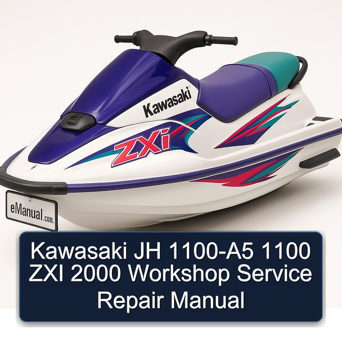 Kawasaki JH 1100-A5 1100 ZXI 2000 Workshop Manual de servicio y reparación