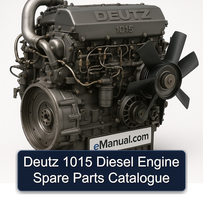Ersatzteilkatalog Deutz 1015 Dieselmotor