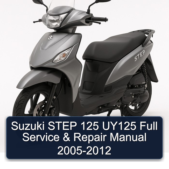 Suzuki STEP 125 UY125 Full Manual de servicio y reparación 2005-2012