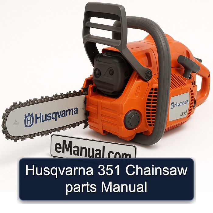 Husqvarna 351 Chainsaw parts Manual