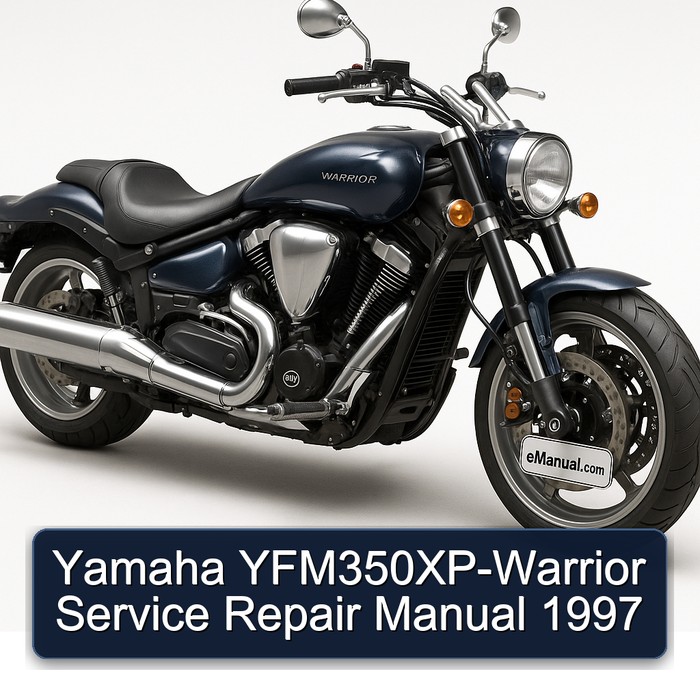 Yamaha YFM350XP-Warrior Manual de servicio y reparación 1997