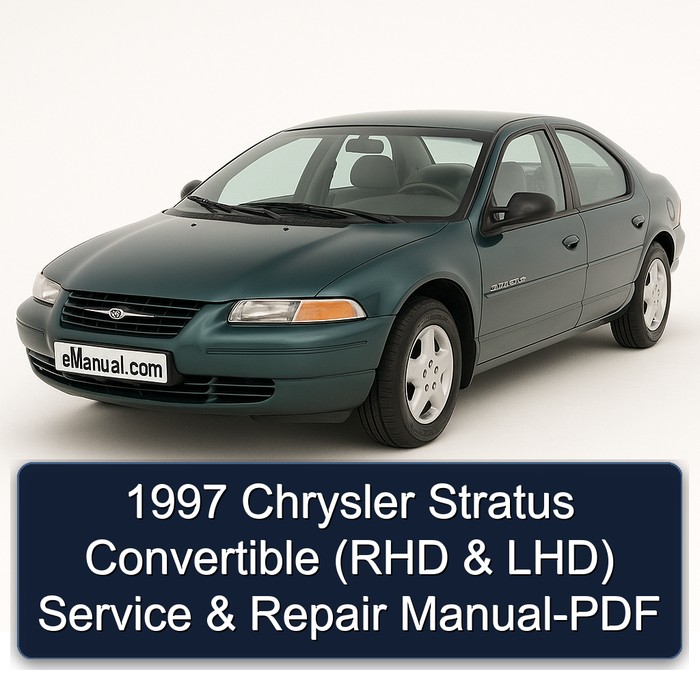 1997 Chrysler Stratus Convertible (RHD & LHD) Manual de servicio y reparación-PDF