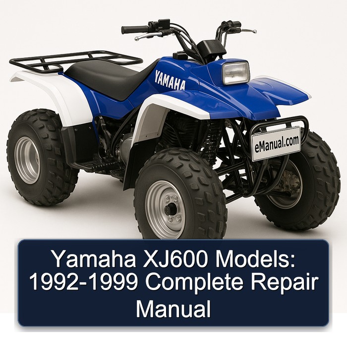 Yamaha XJ600 Models: 1992-1999 Complete Repair Manual