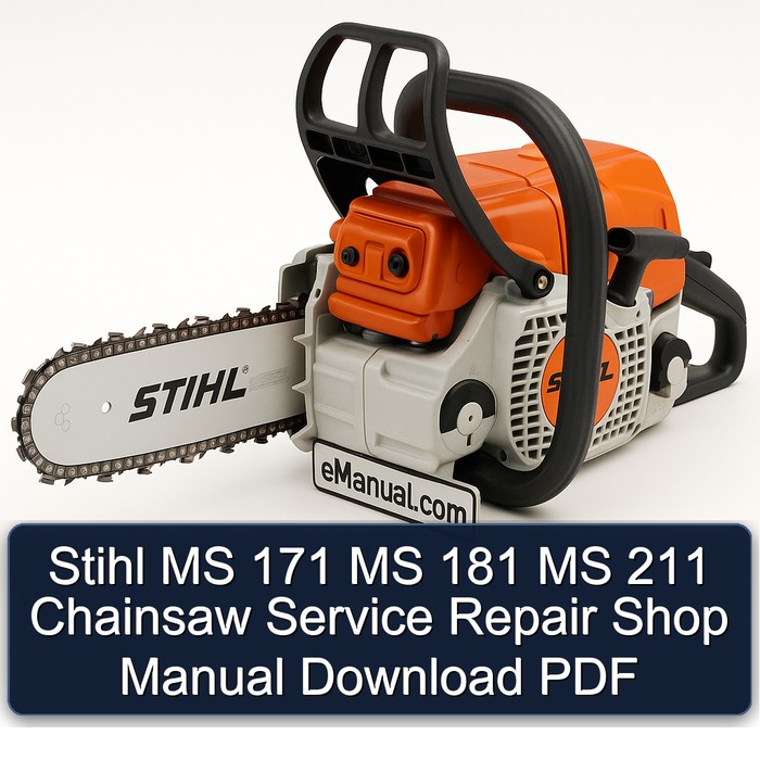 Stihl MS 171 MS 181 MS 211 Chainsaw Service Repair Shop Manual Download PDF