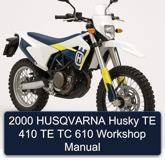 2000 HUSQVARNA Husky TE 410 TE TC 610 Workshop Manual