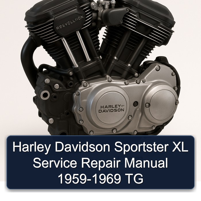 Harley Davidson Sportster XL Service Repair Manual 1959-1969 TG 
