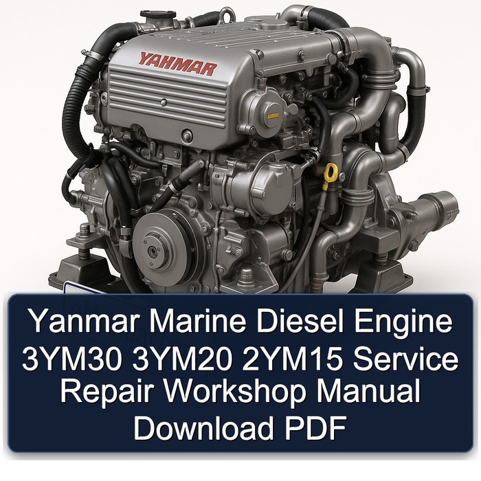 Yanmar Marine Diesel Engine 3YM30 3YM20 2YM15 Service Repair Workshop Manual Download PDF