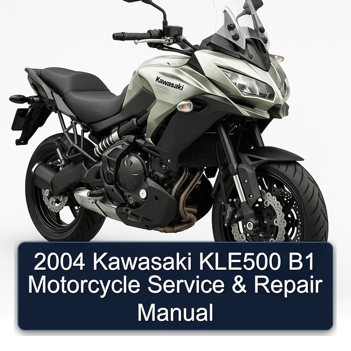 2004 Kawasaki KLE500 B1 Motorcycle Manual de servicio y reparación